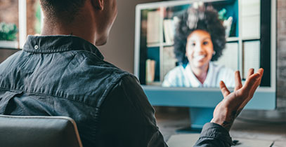 Microsoft Teams video call